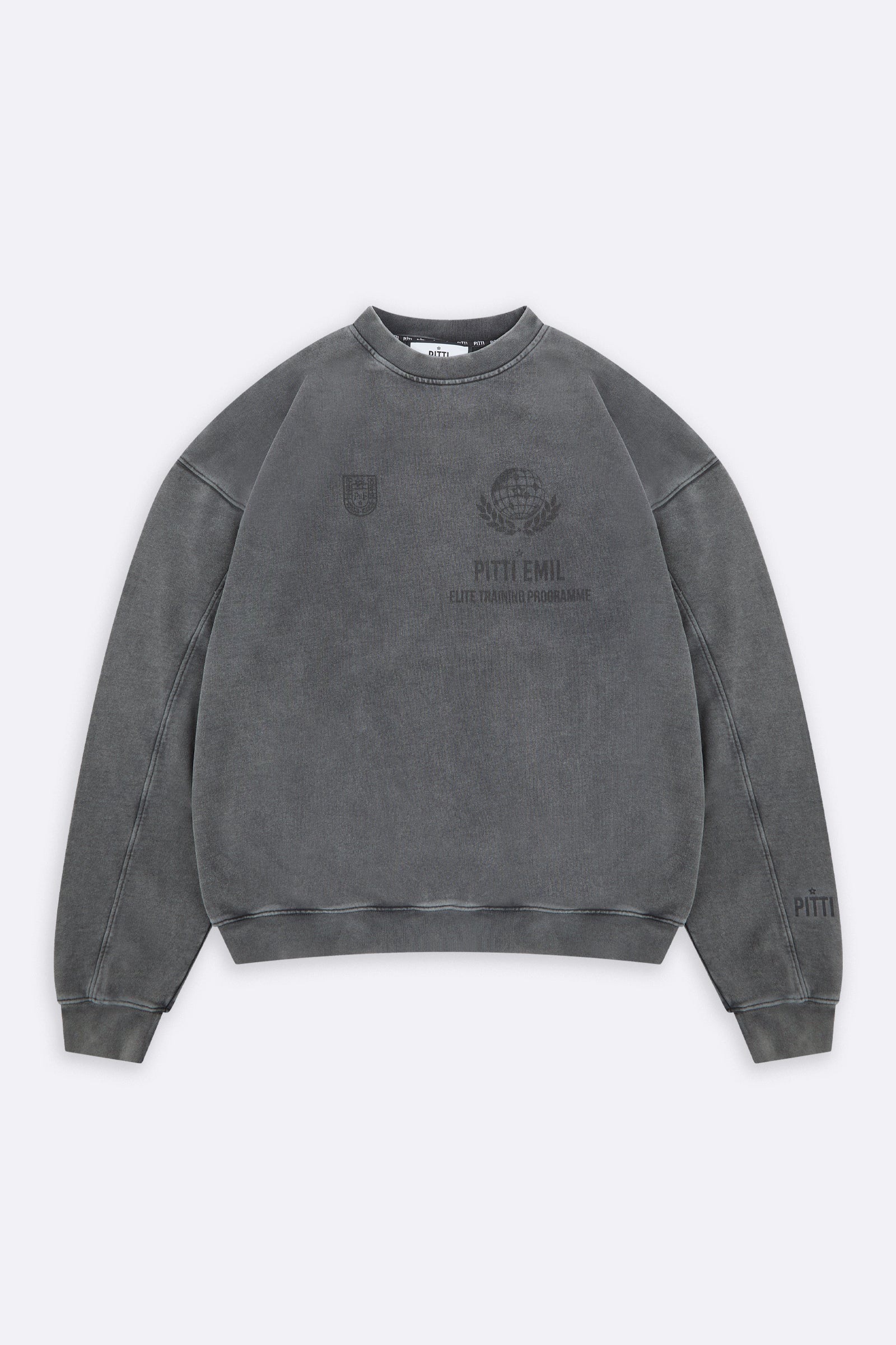 ELITE WASHED CREWNECK SWEATSHIRT – Pitti Emil